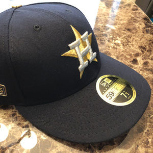 astros gold hat